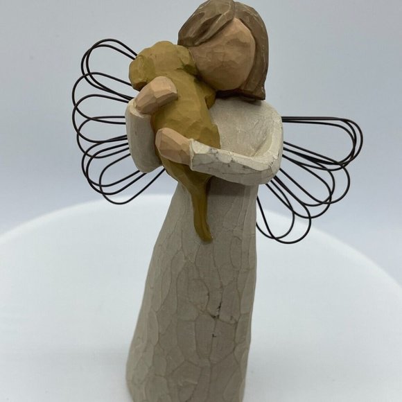 Willow Tree Other - Vintage Willow Tree Angel of Friendship Girl & Puppy Susan Lordi 1999 Figurine